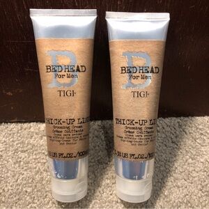 X2 TIGI Bed Head for Men Thick-Up Line Shape Back Grooming Cream 3.38oz